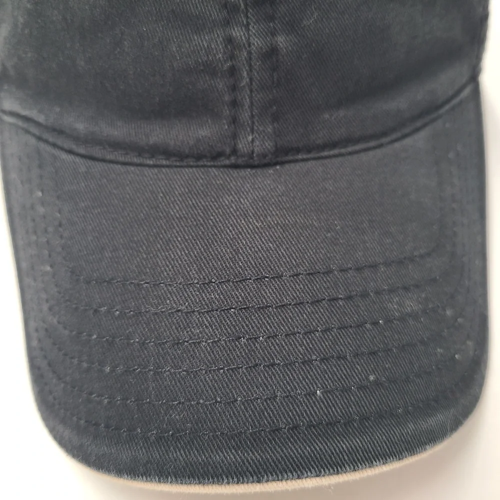 Levi Strauss Hat Strapback (Fits Small) Black Brown Leather Strap Casual Dad Men